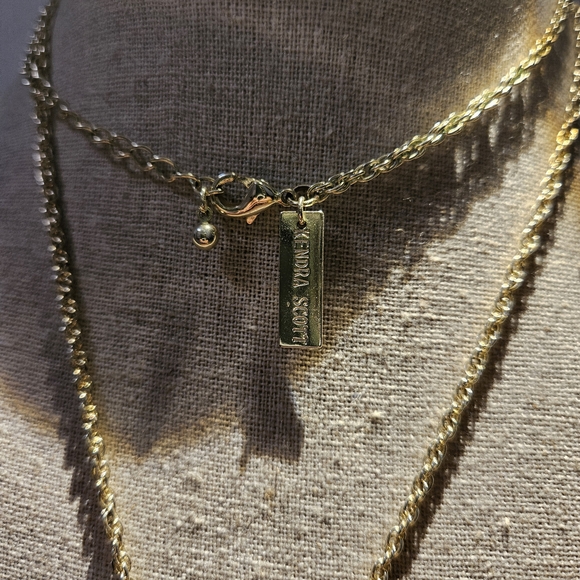 Kendra Scott Rayne Bright Red necklace with tassel - Picture 2 of 2